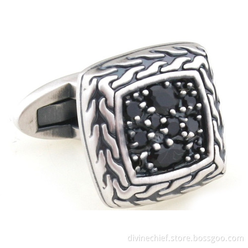 Factory Make Custom Your Logo Metal Cufflinks For Man's Shirt
